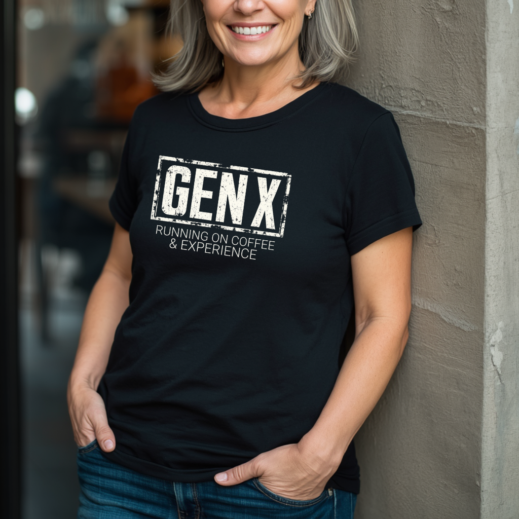 GenX - Running On Coffee & Experience T-Shirt