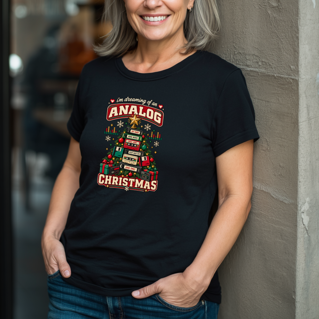 I'm Dreaming Of An Analog Christmas T-Shirt