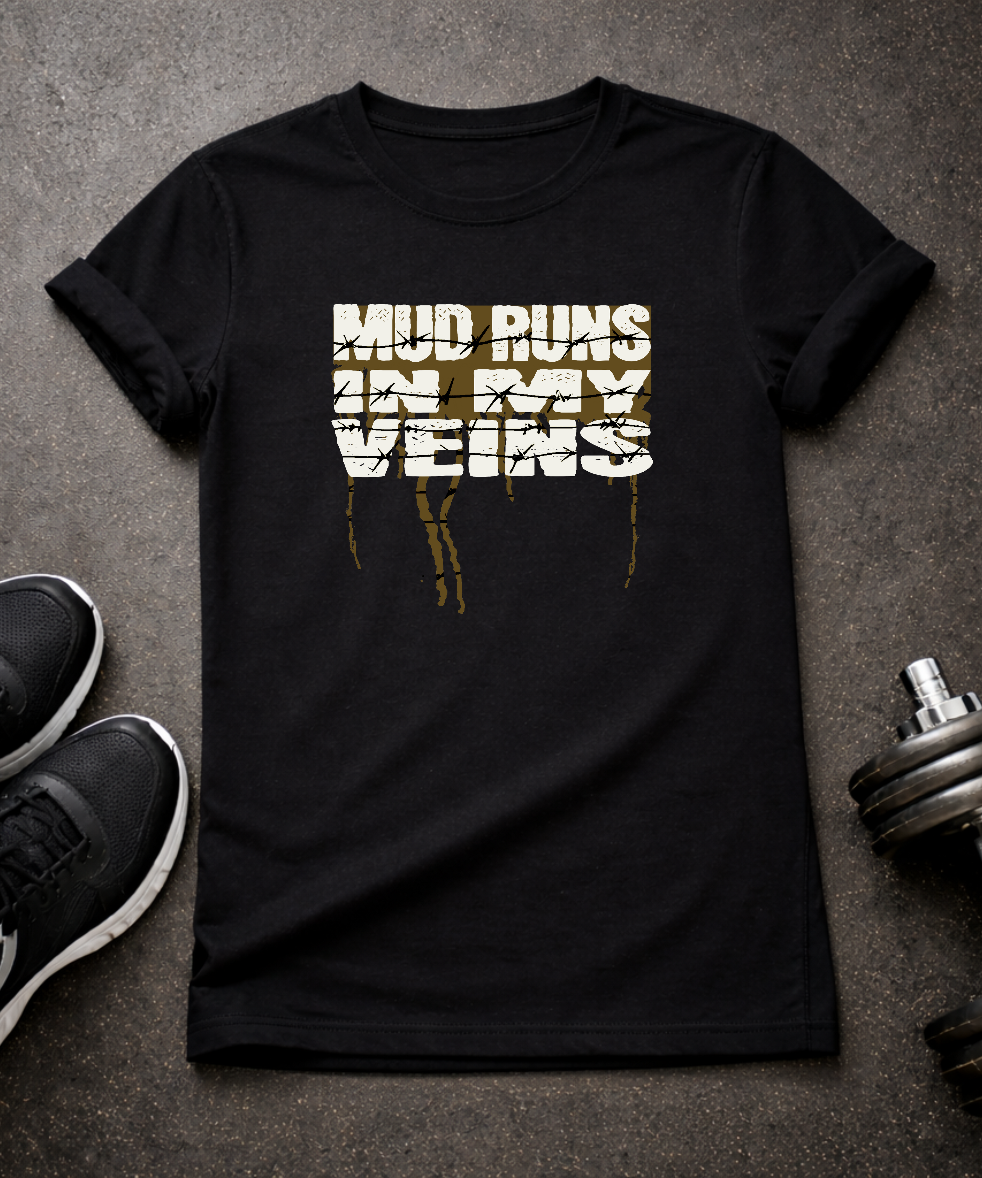 OCR Racing - Mud Runs In My Veins T-Shirt