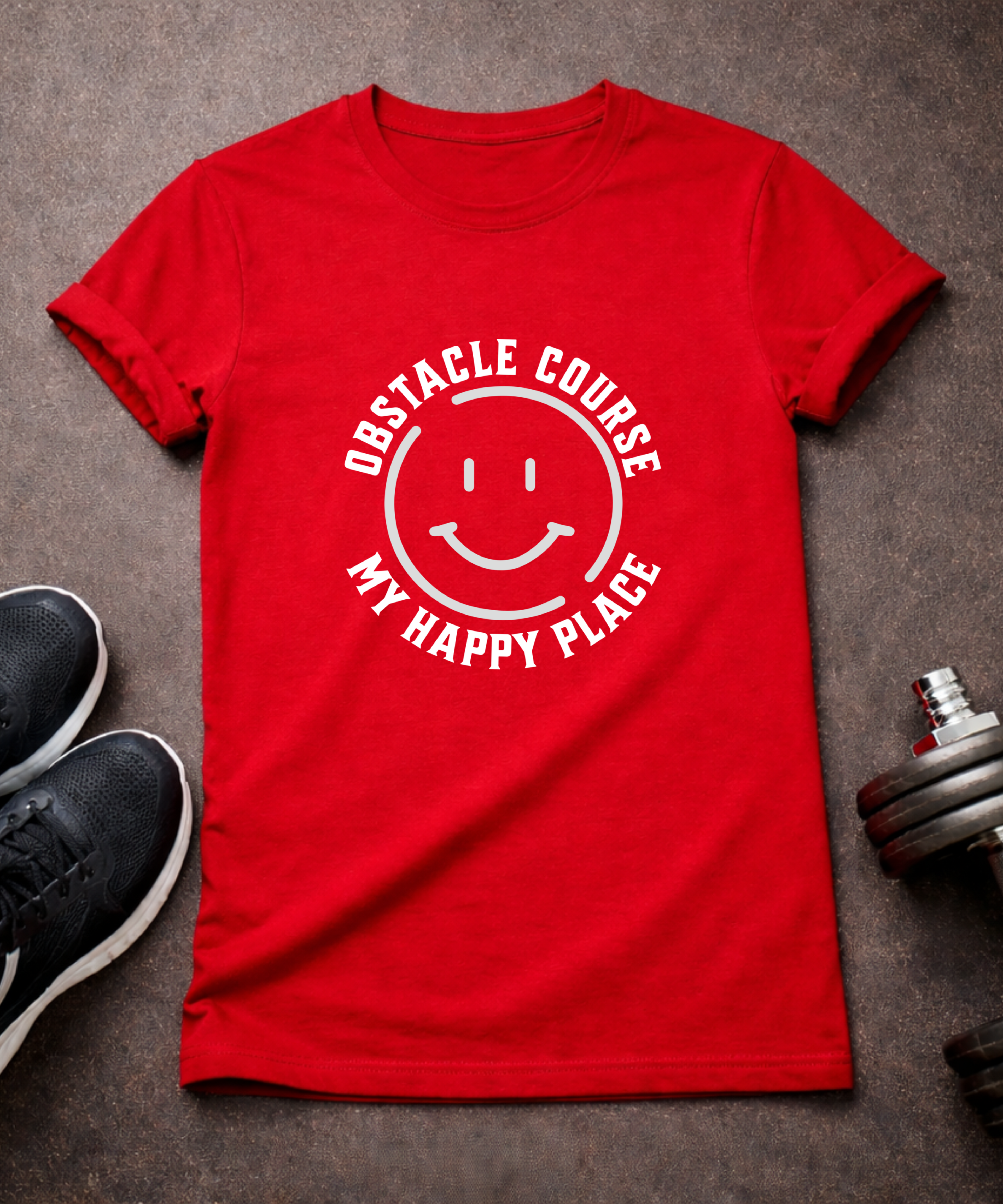 Obstacle Course - My Happy Place T-Shirt