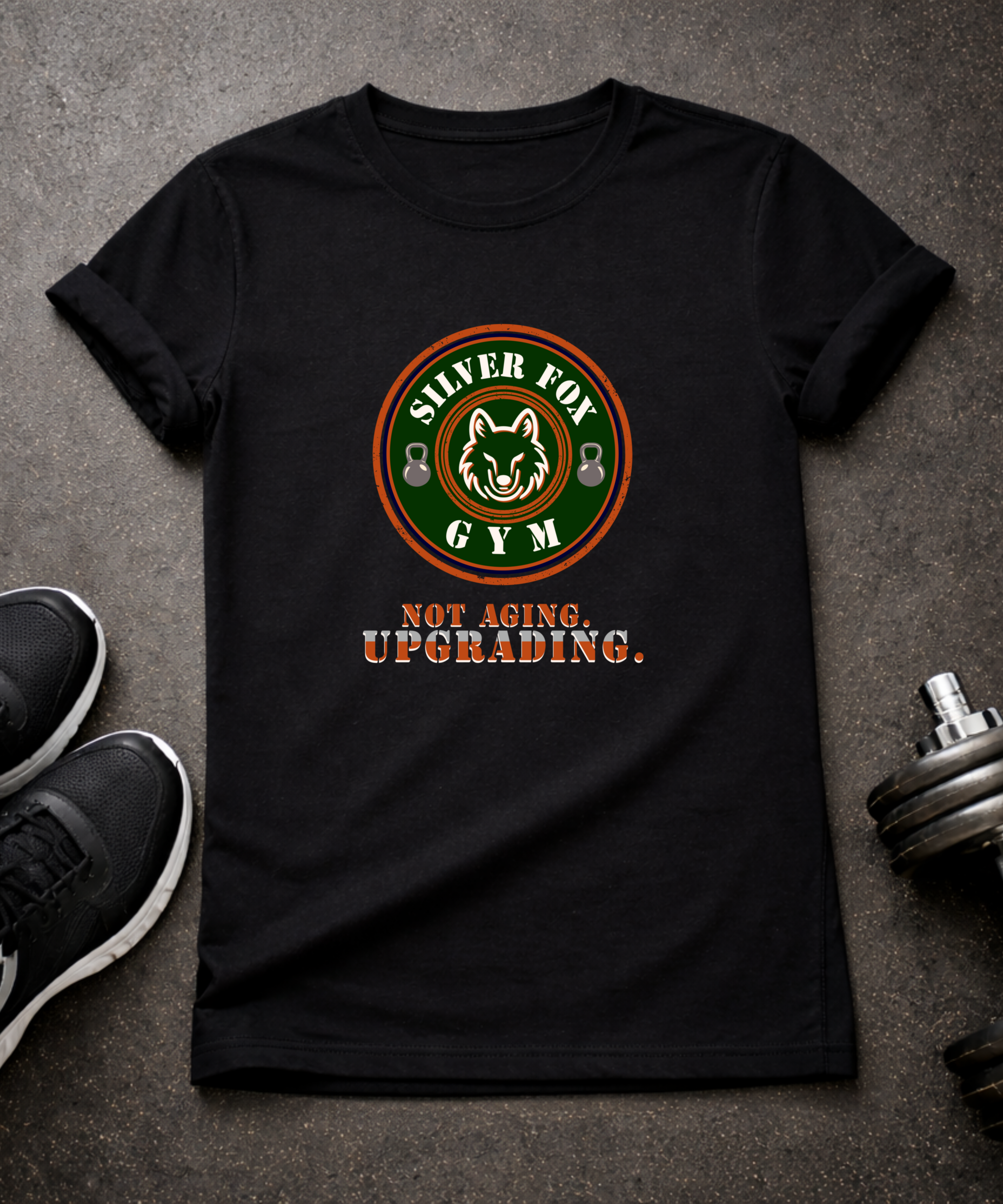 Silver Fox Gym: Uploading T-Shirt